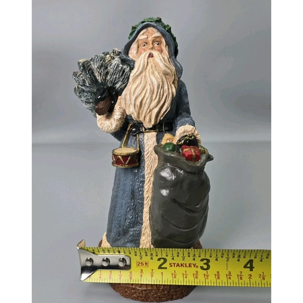 Vintage‎ Finland Joulupukki Santa Figurine Nordic Father Christmas Resin 1992